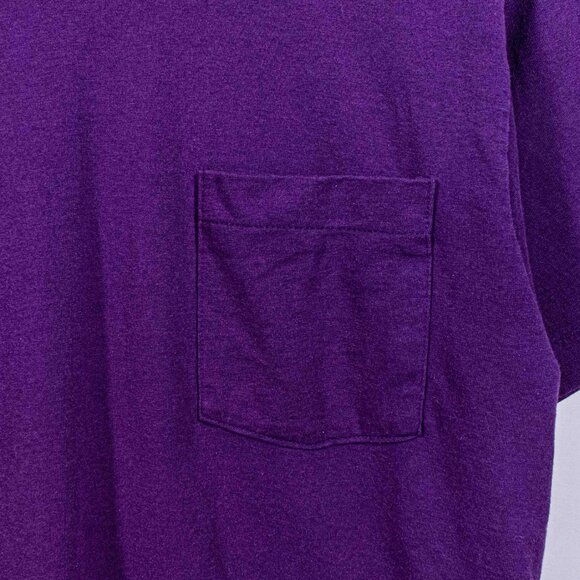 BVD Blank Selvedge Pocket T-Shirt Made in USA Medium VTG 90s Streetwear - Picture 4 of 5